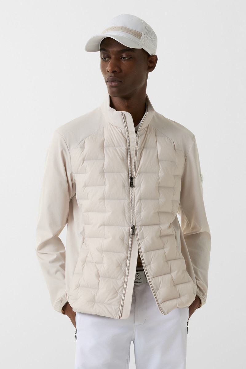 Dardan hybrid down jacket in Sand 2