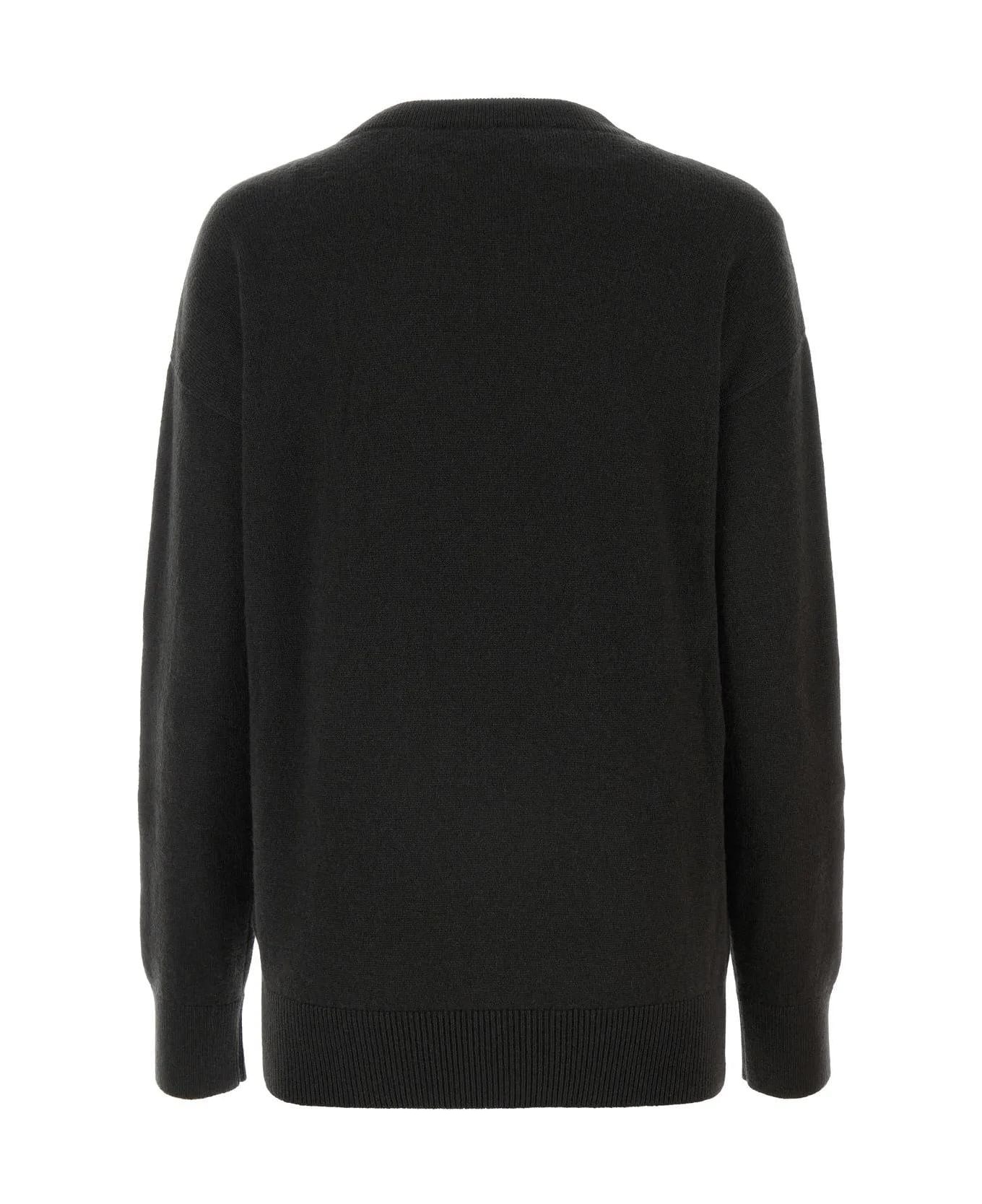 Anthracite Cashmere Sweater - 2