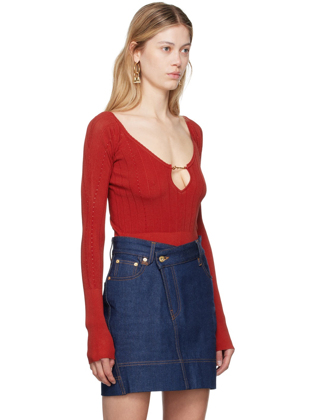 Red Les Sculptures 'Le haut Pralù' Sweater - 2