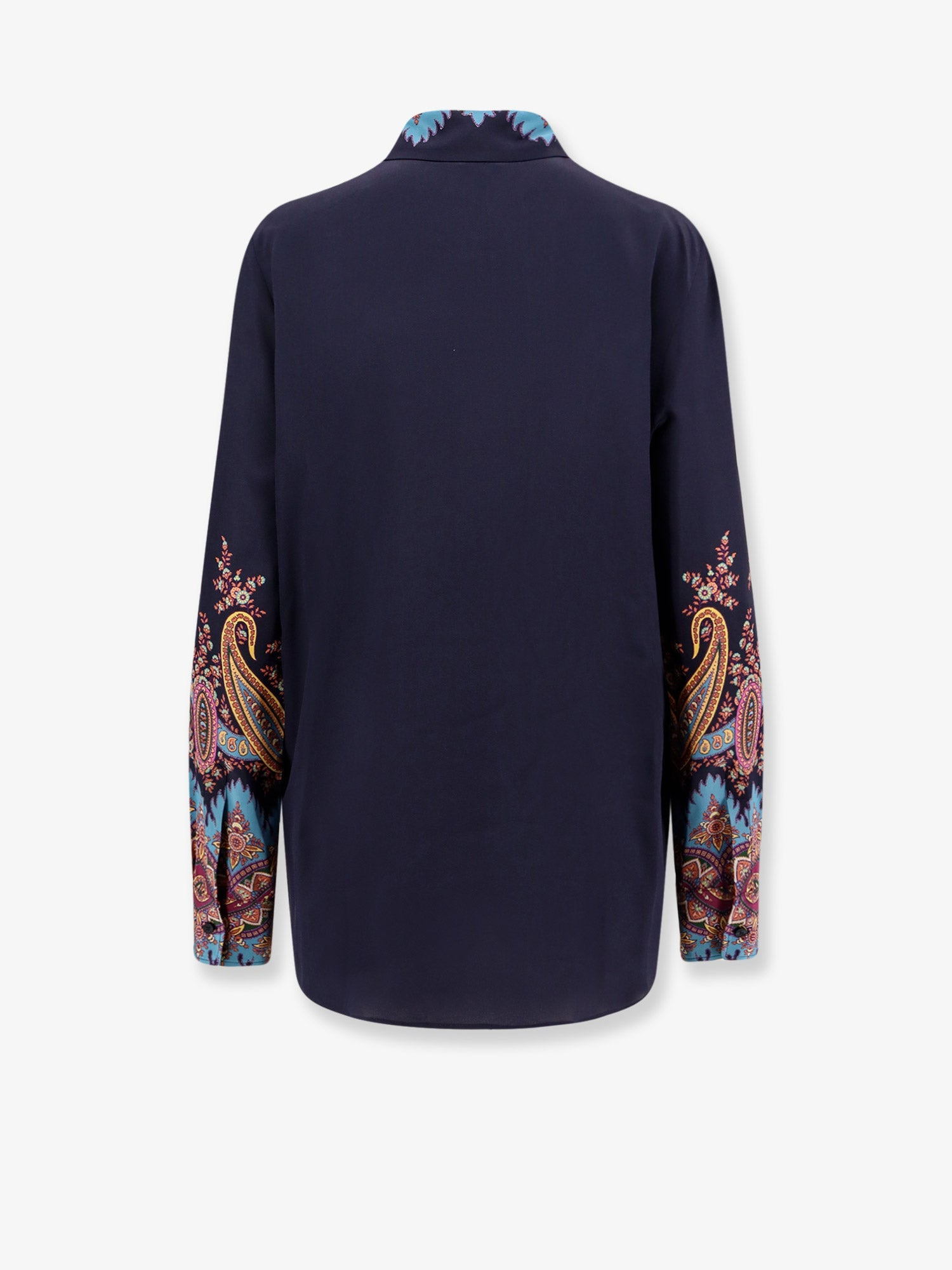 Etro Silk Shirt With Floral Print - 4
