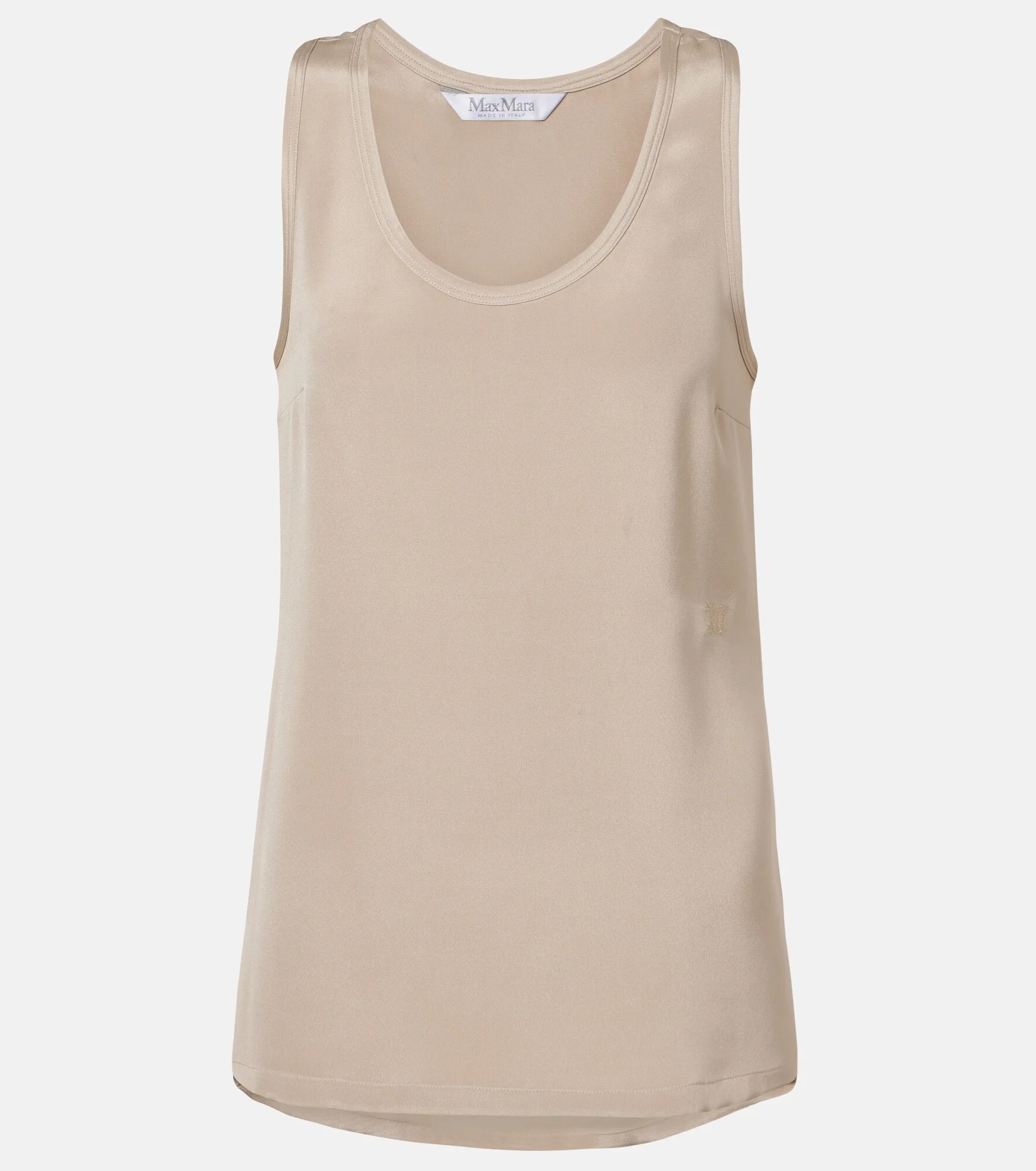 Silk crêpe de chine top - 1