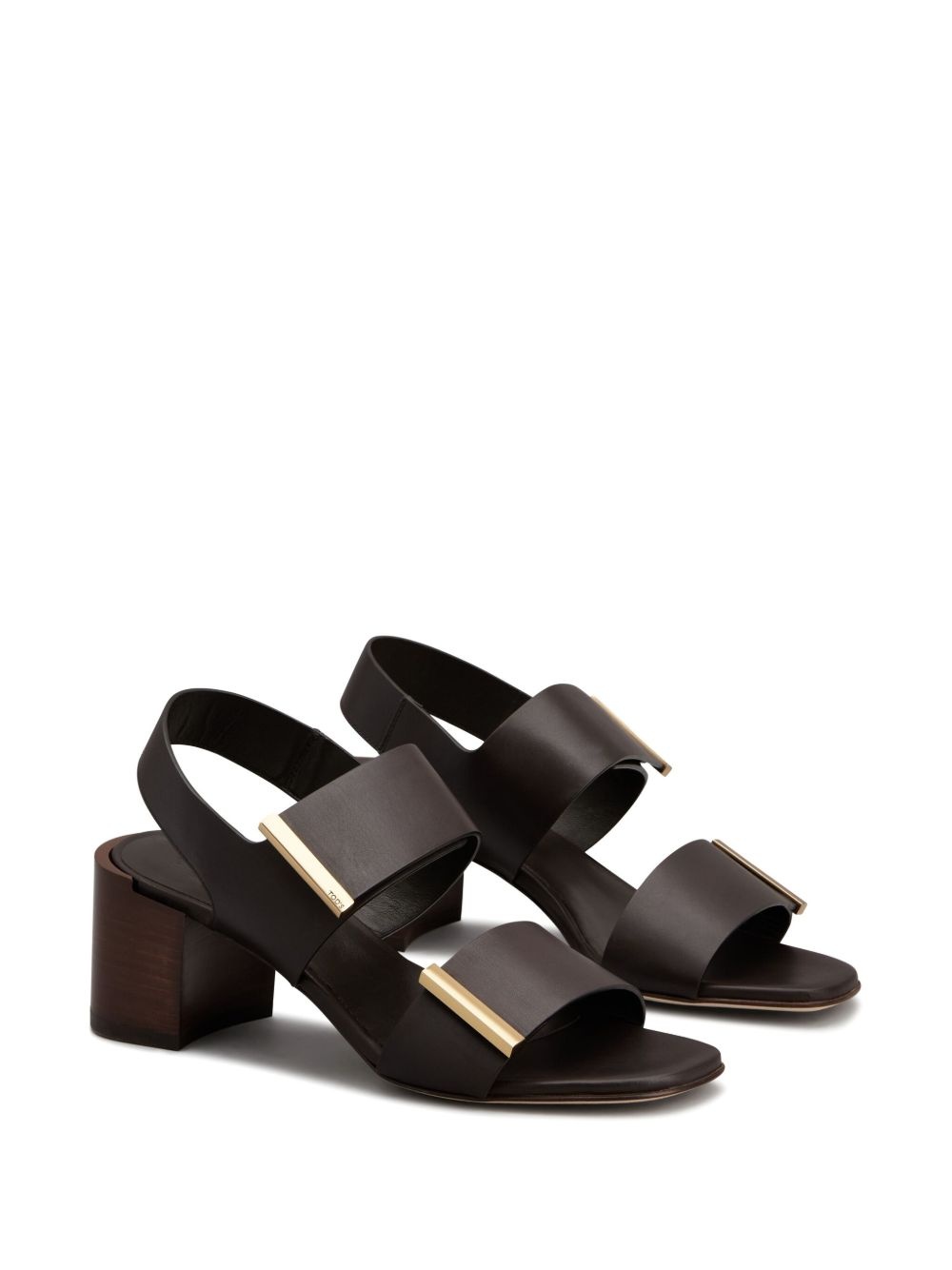 55mm leather sandals - 2