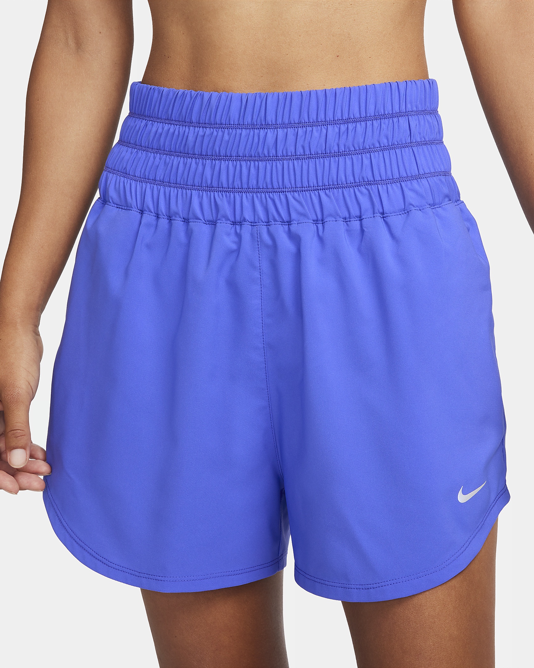 Nike One Women's Dri-FIT Ultra High-Waisted 3" Brief-Lined Shorts - 2