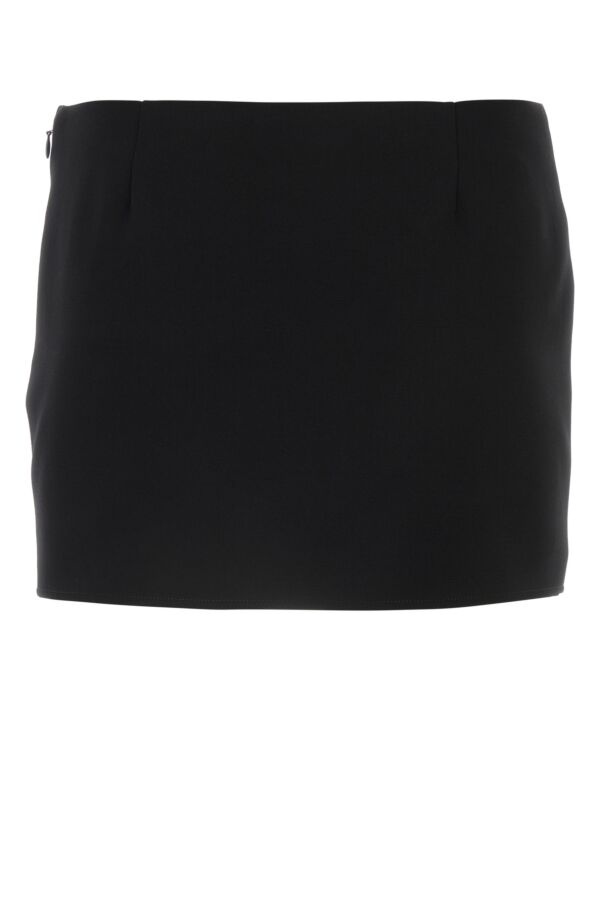 ミニスカート GIVENCHY Black grain de poudre mii skirt (BW40W915CT 001) Givenchy Grain De Poudre Mii Skirt | italist