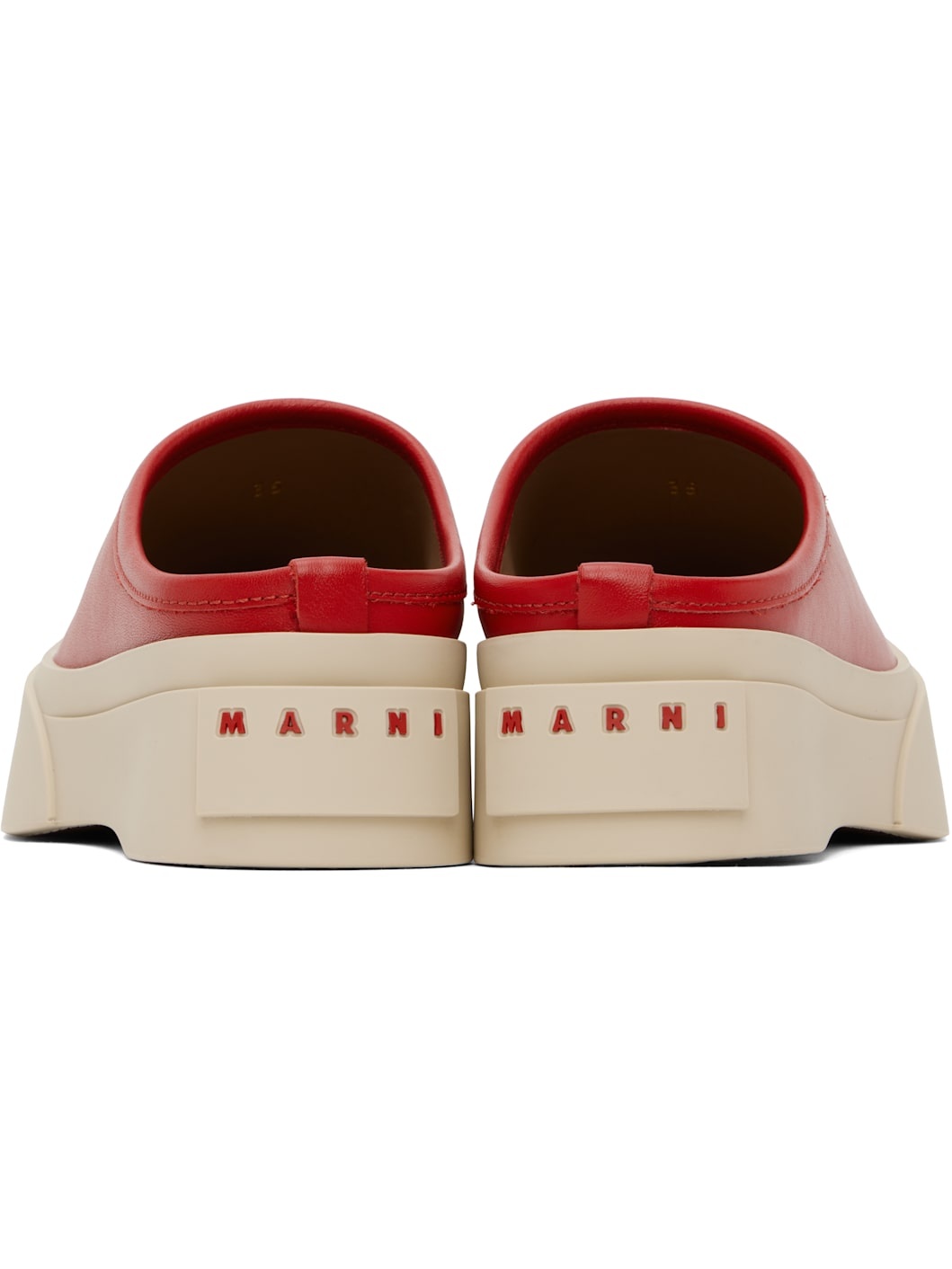 Red Pablo Sabot Slip-on Loafers - 2