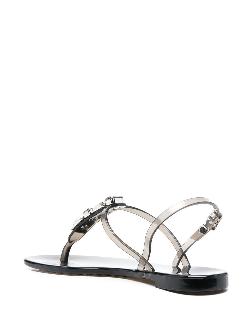 Jelly crystal-embellished sandals - 3