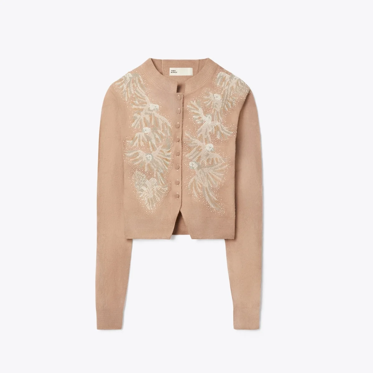 Embellished Wool Cardigan - 1