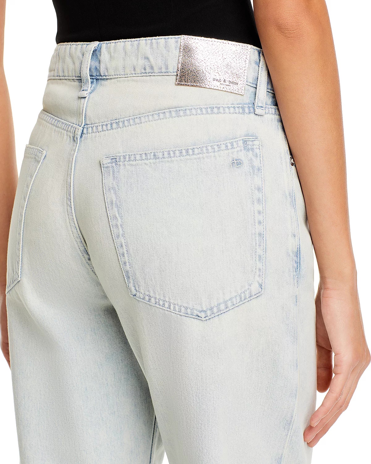 Logan Wide Leg Jeans in Icefall - 6