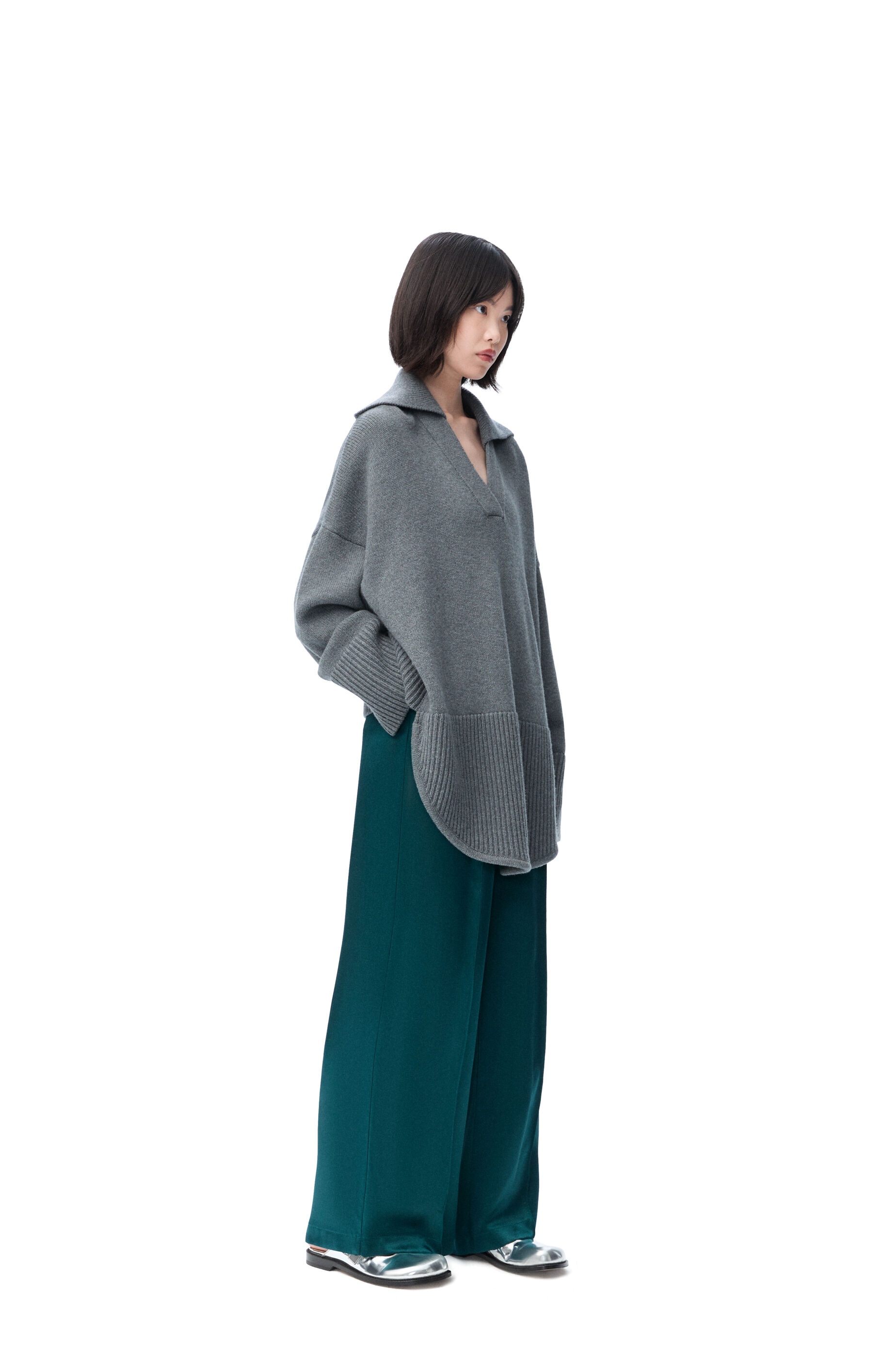 Pyjama trousers in silk - 2