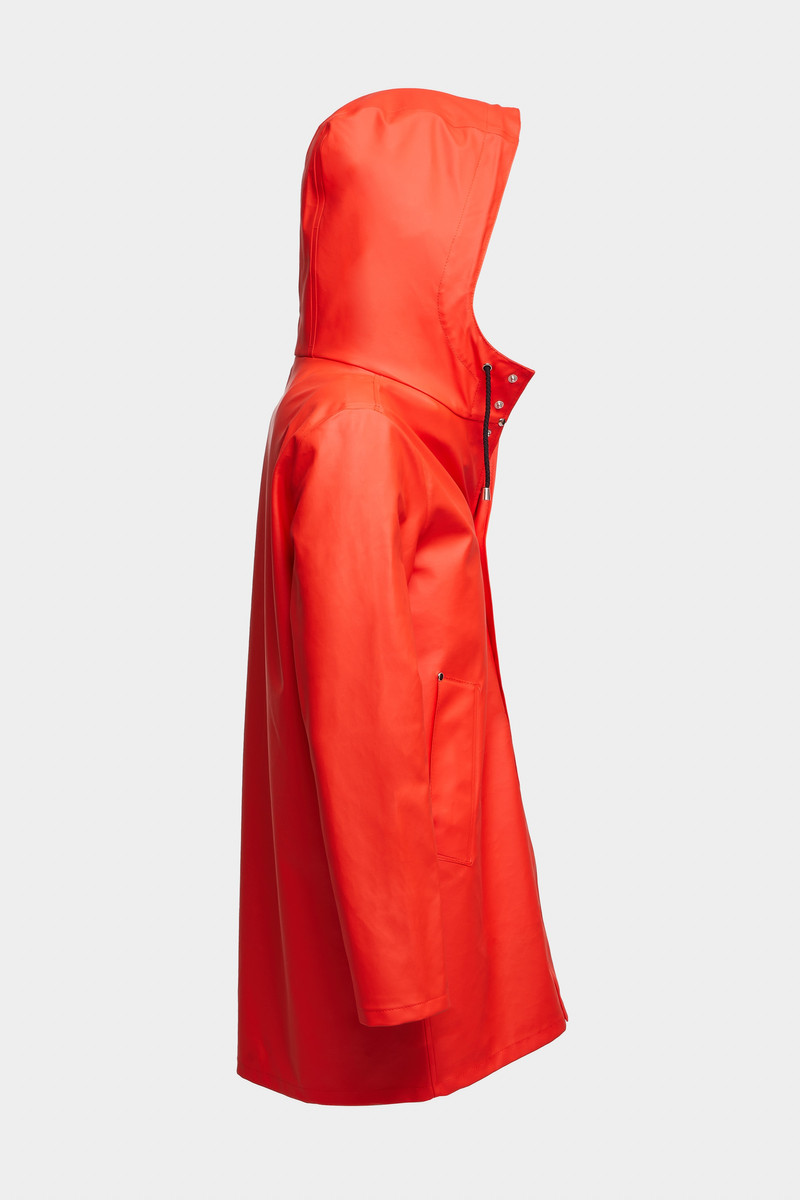 Stockholm Lightweight Raincoat Fade Red 5