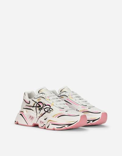 Dolce & Gabbana Hand-painted calfskin nappa Daymaster sneakers outlook