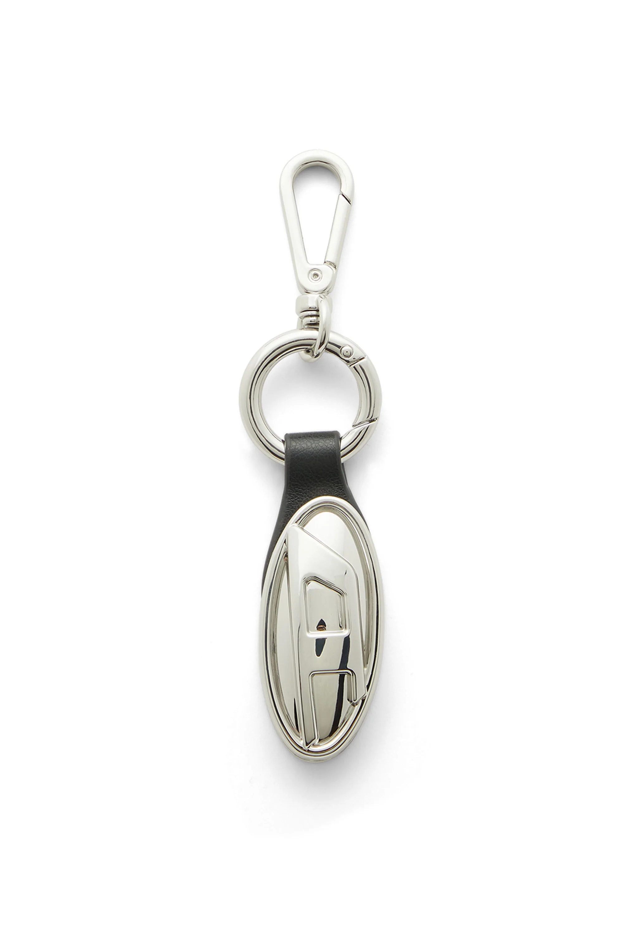 METAL KEYRING WITH OVAL PLAQUE - 1