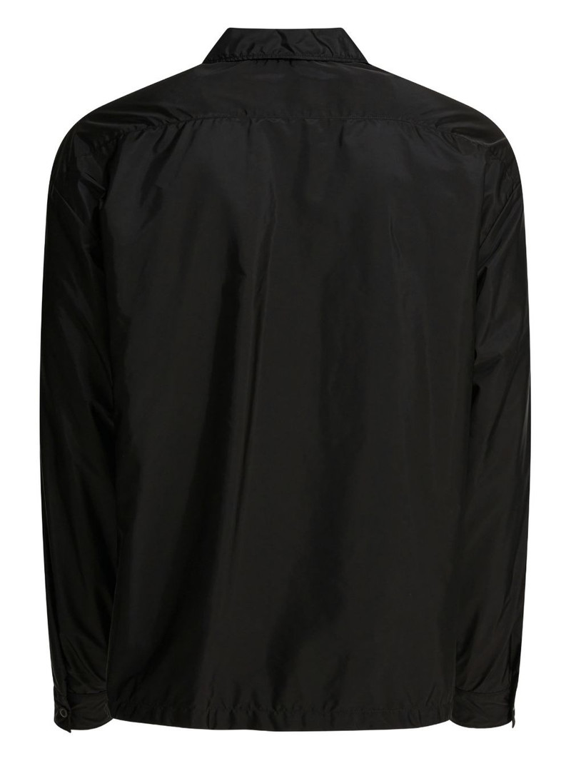 Prada triangle-logo jacket outlook