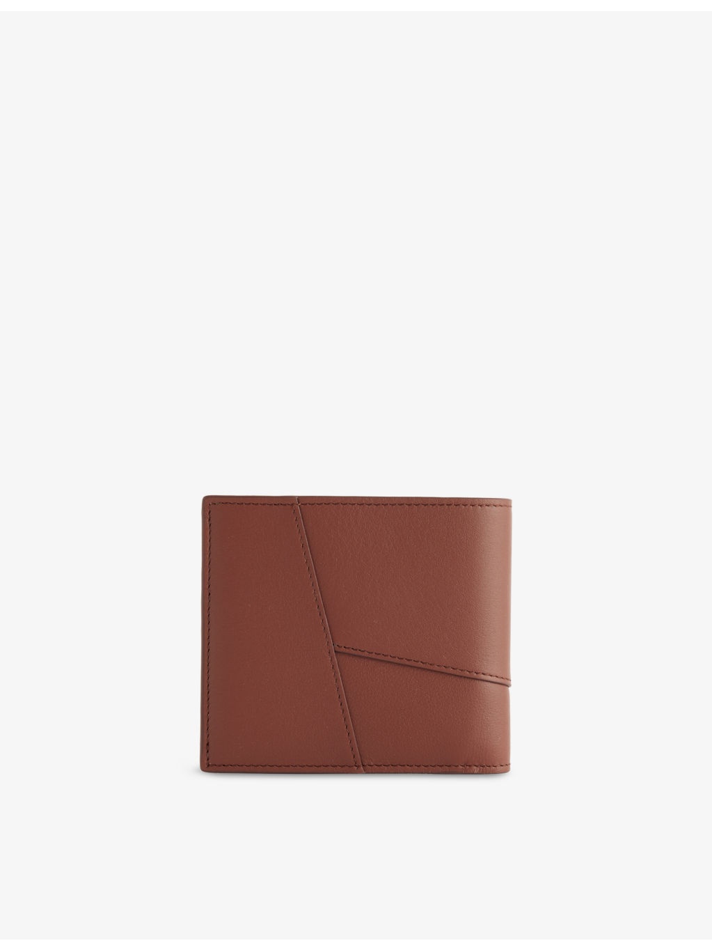 Puzzle Edge Bifold Leather Wallet - 3