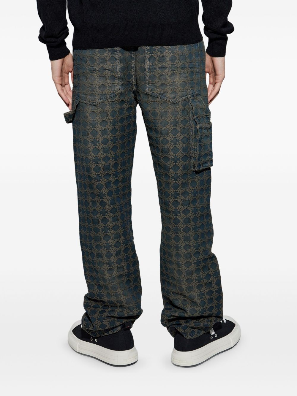 Ma Quad jacquard carpenter jeans - 4