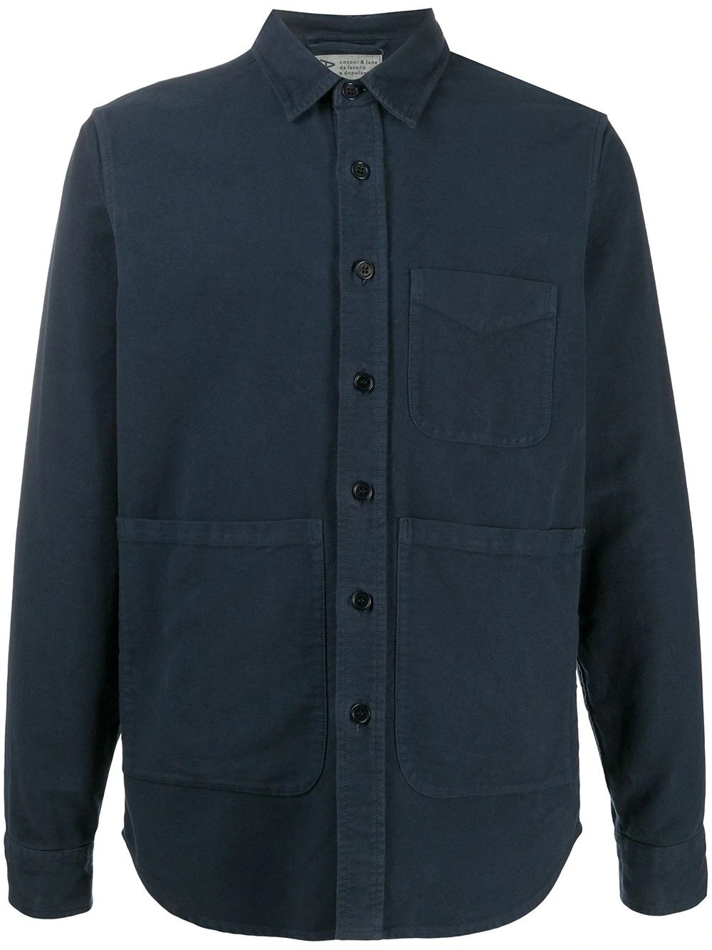 long sleeve overshirt - 1