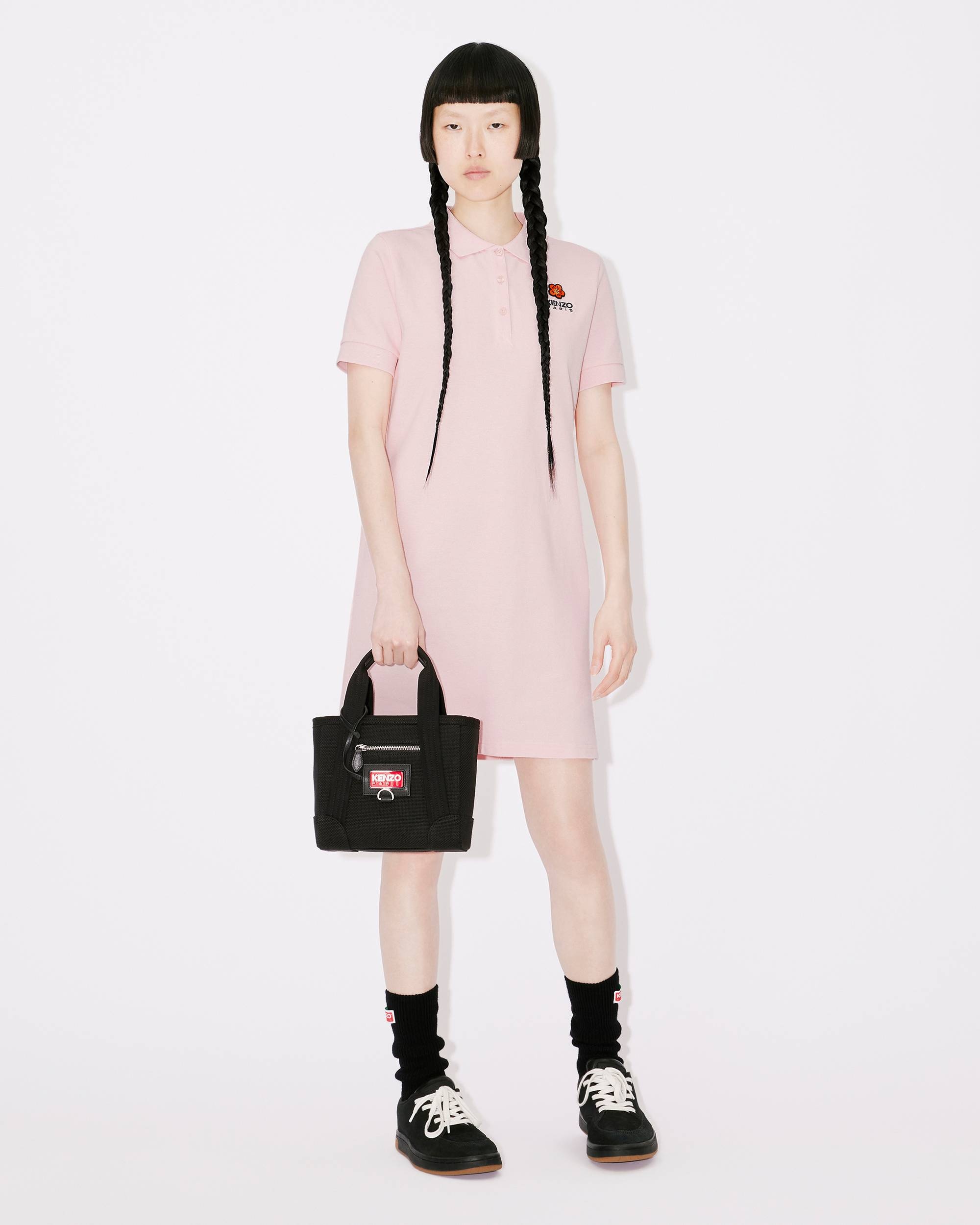 'BOKE FLOWER' crest polo dress - 3