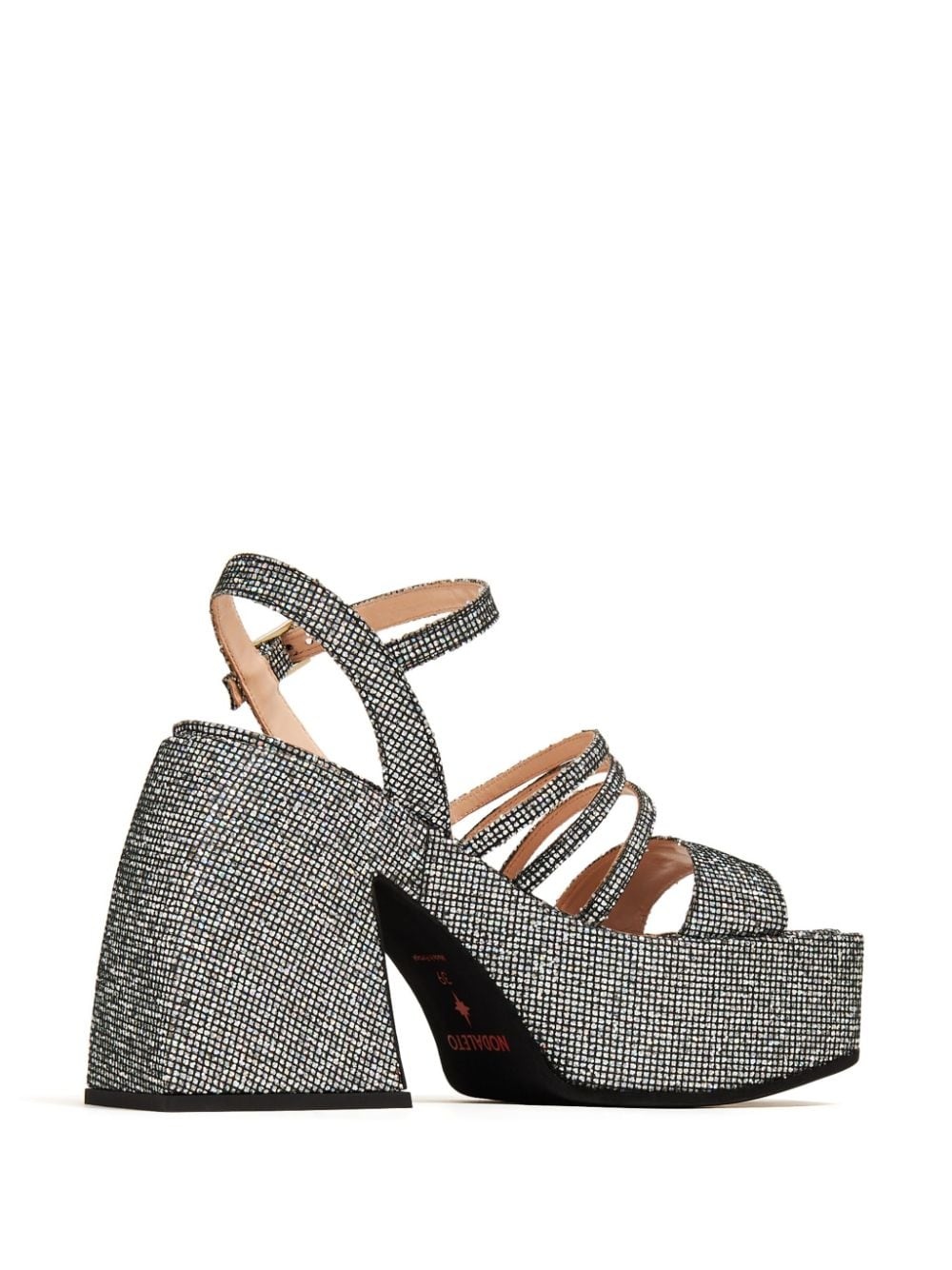 Bulla Chibi 105mm glitter sandals - 3
