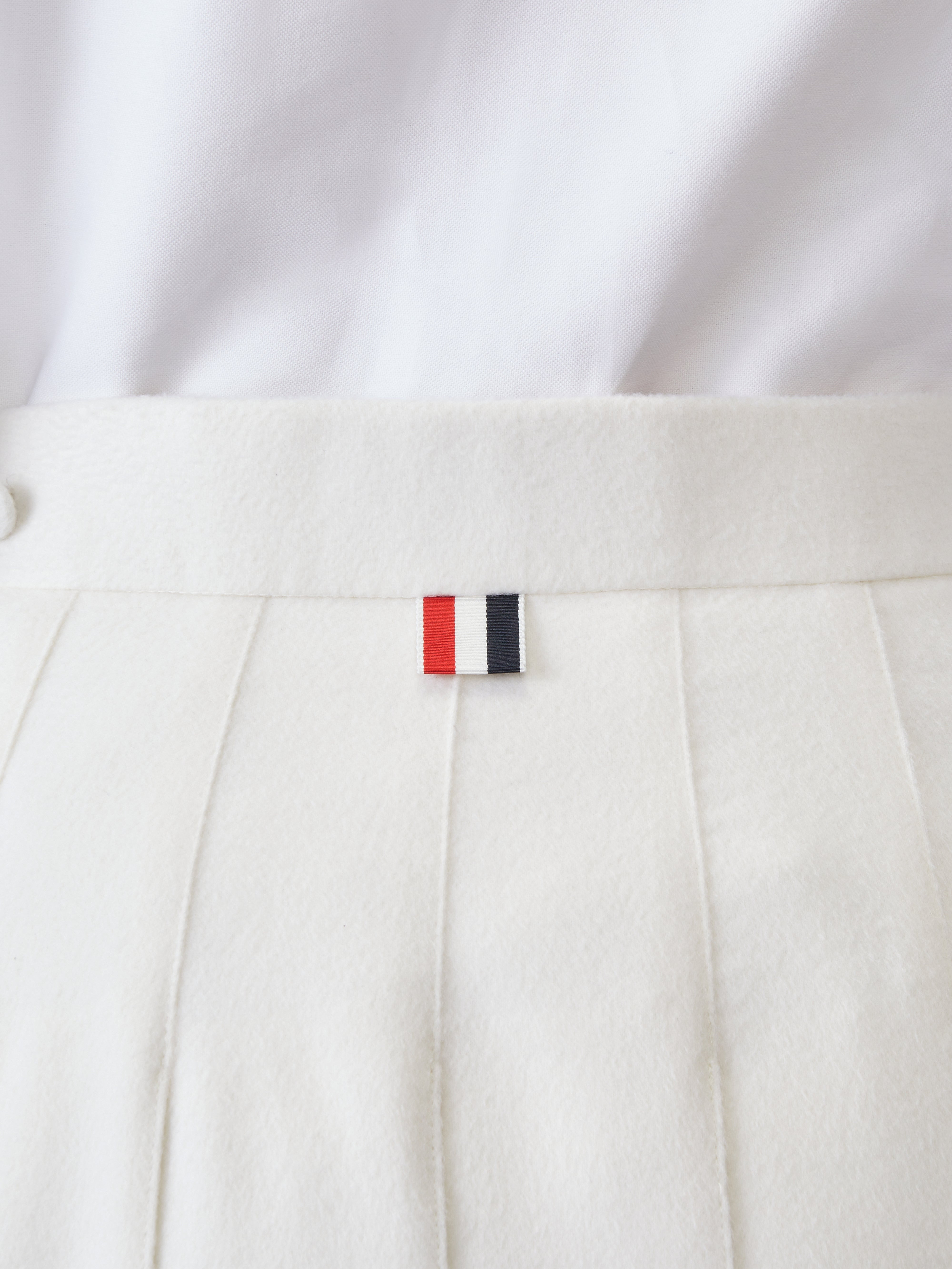 Classic Cashmere Pleated Skirt - 7