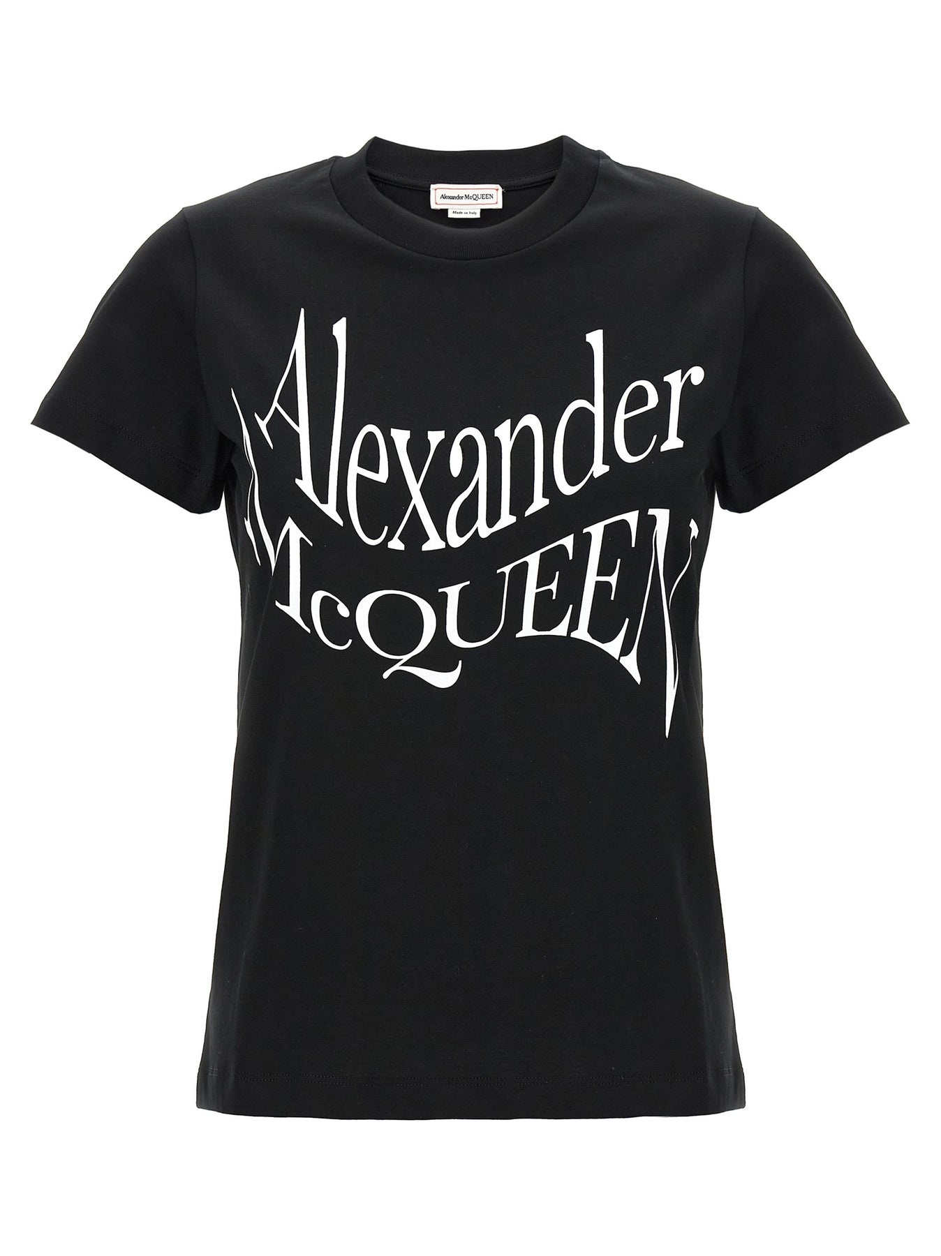 Alexander McQueen Cut And Sew T-Shirt White/Black