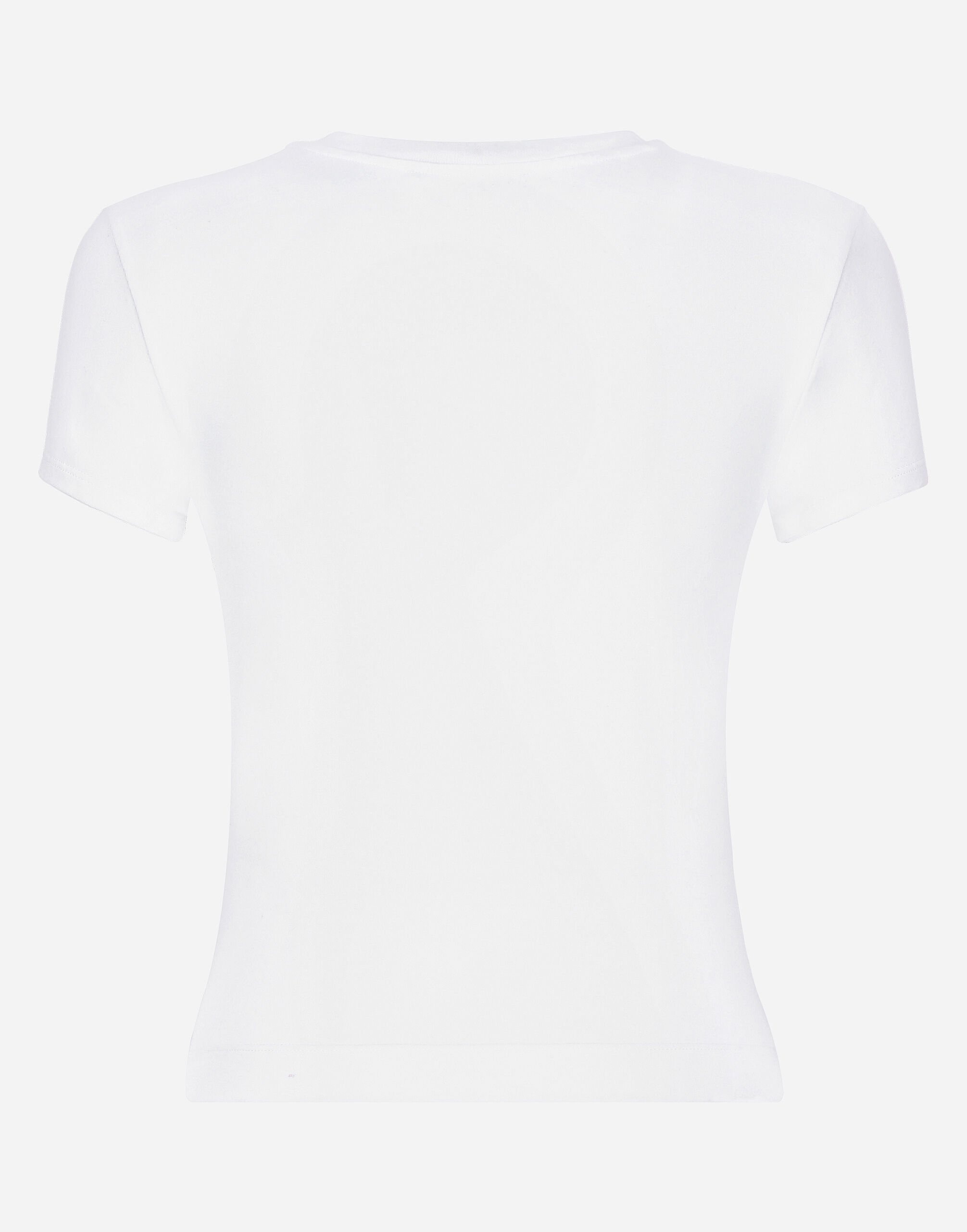 Jersey T-shirt with Dolce&Gabbana lettering - 2