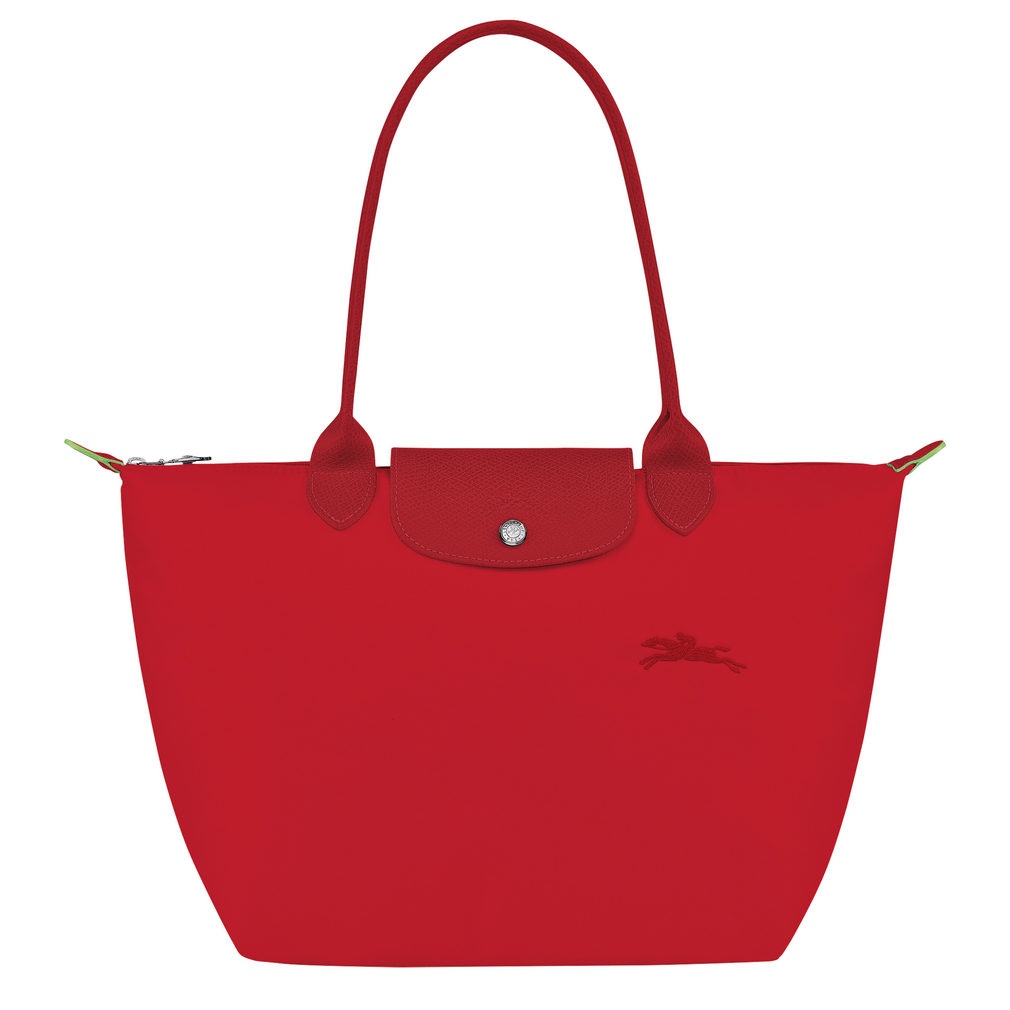 国内完売 Longchamp*LE PLIAGE GREEN*P83 tomato 肩掛け M Longchamp Le Pliage Green M Tote bag Tomato - Recycled