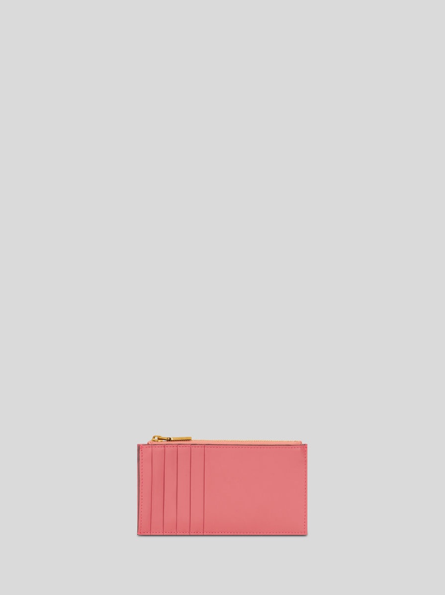 LEATHER CARD HOLDER WITH PEGASO - 2
