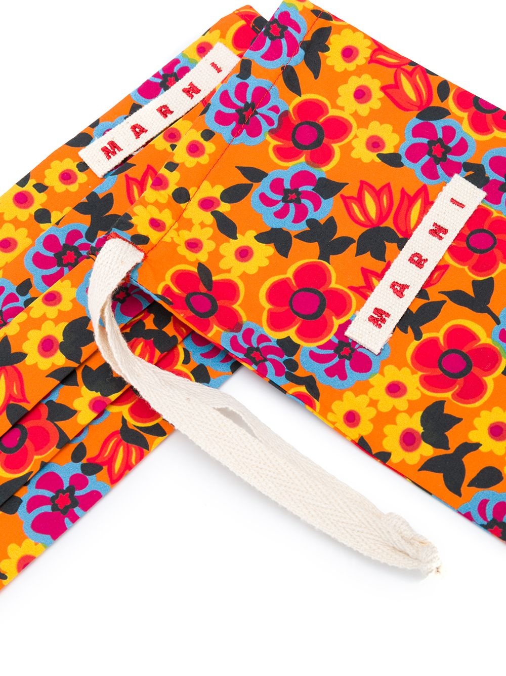floral print face mask - 3