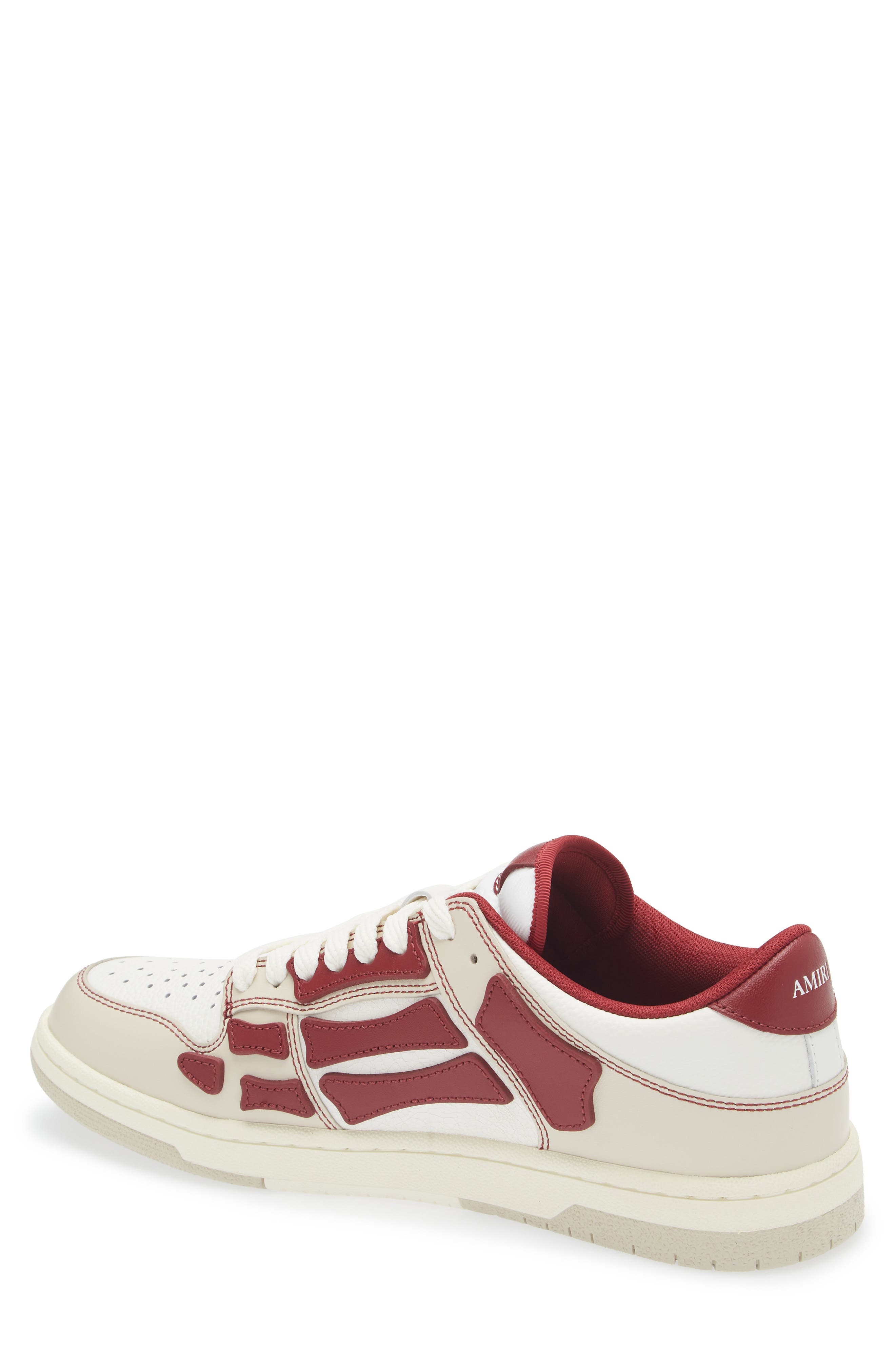 AMIRI Varsity Skel Sneaker in Deep Red at Nordstrom - 2