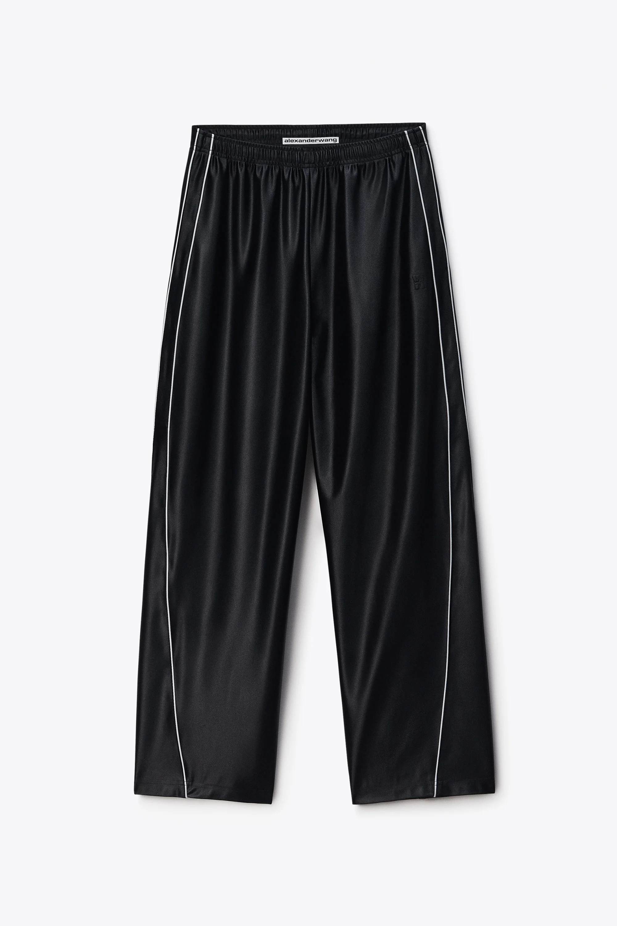 Mid-Rise Trackpant in Satin Faille Jersey. - 1