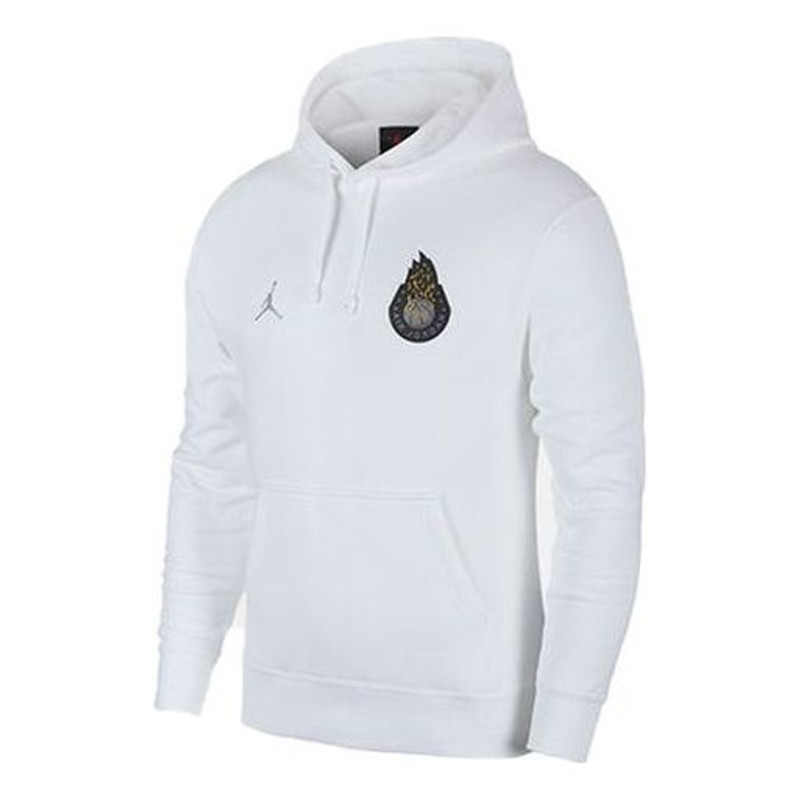 Air Jordan Legacy Basketball hooded Pullover White CJ9093-100 - 1
