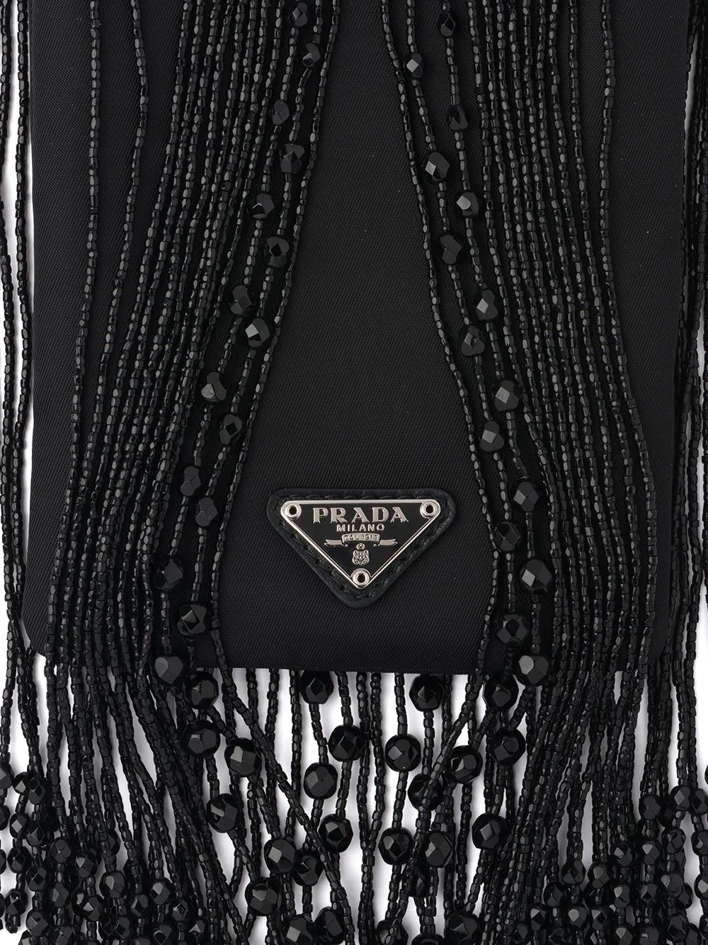 beaded fringe clutch - 3