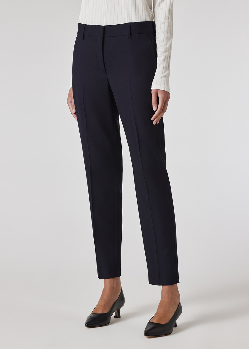 Paul Smith A Suit To Travel In - Tapered-Fit Wool Pants outlook