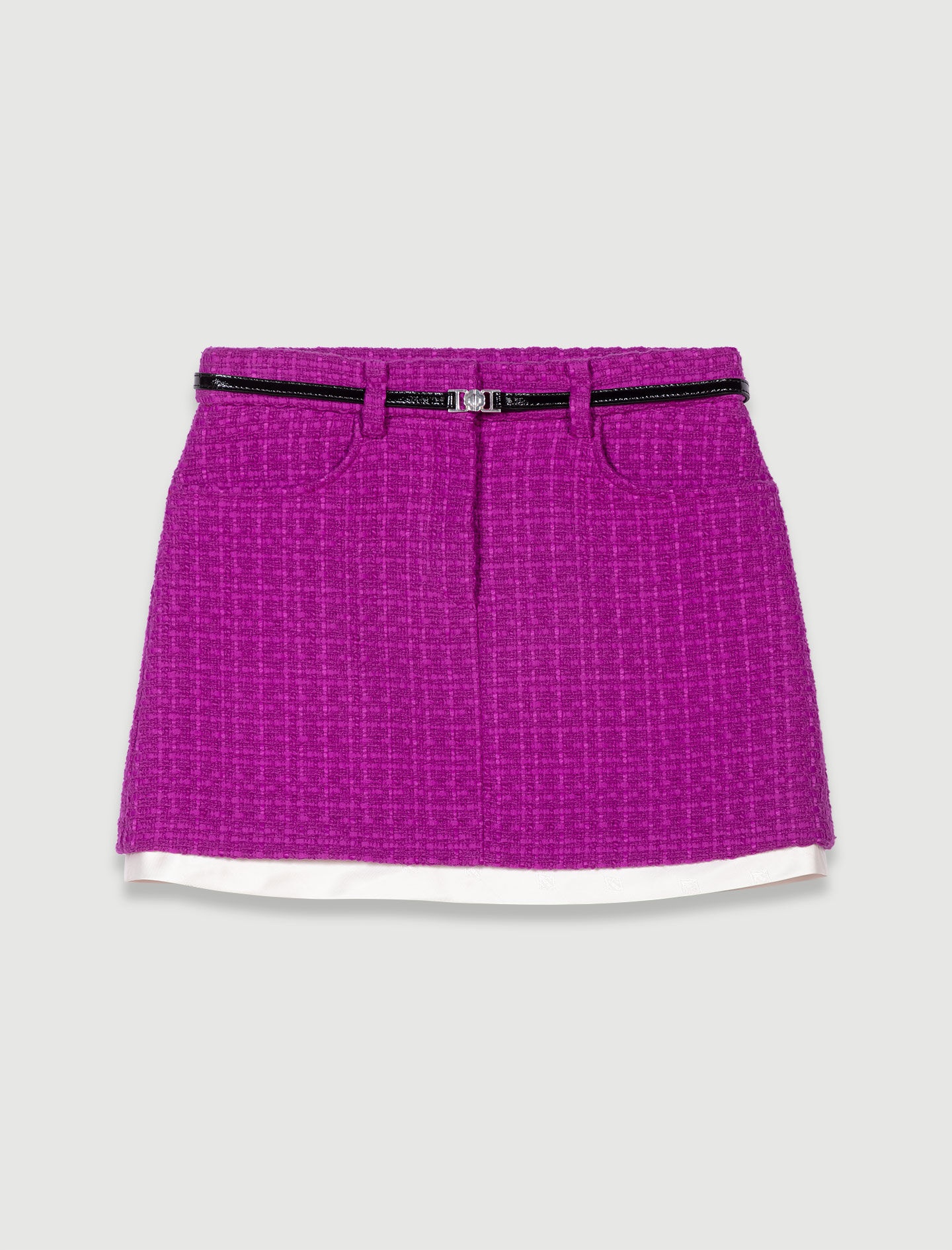 Tweed mini skirt - 1