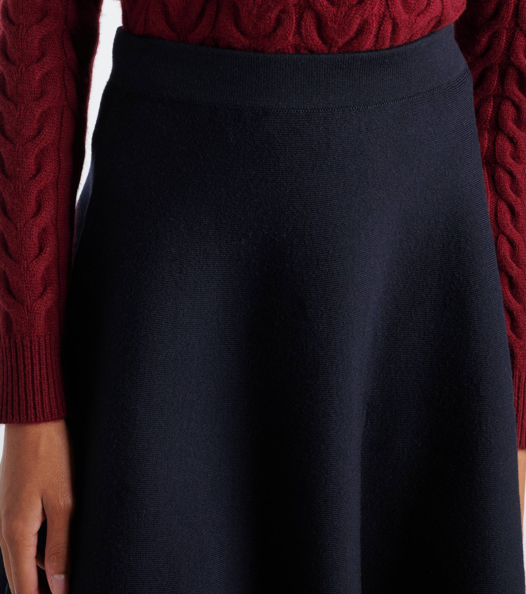 Ubalda virgin wool miniskirt - 4