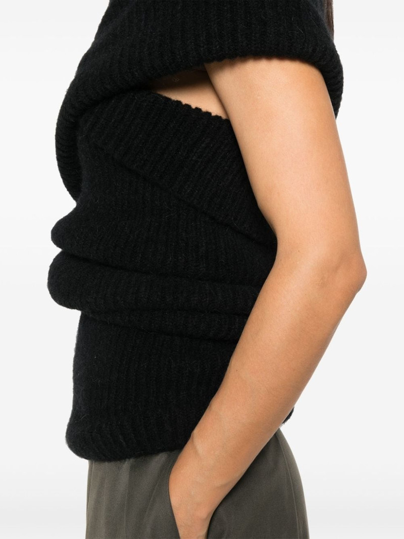 draped knitted top 5