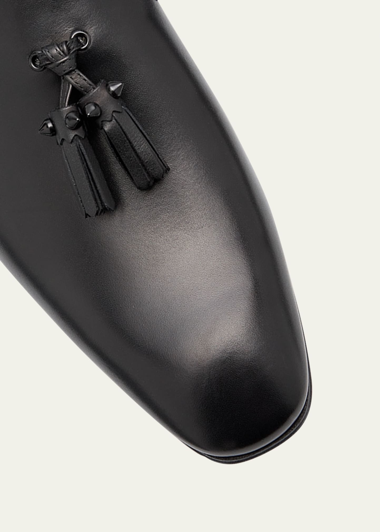 Men's Dandelion Tassel Leather Loafers - 6