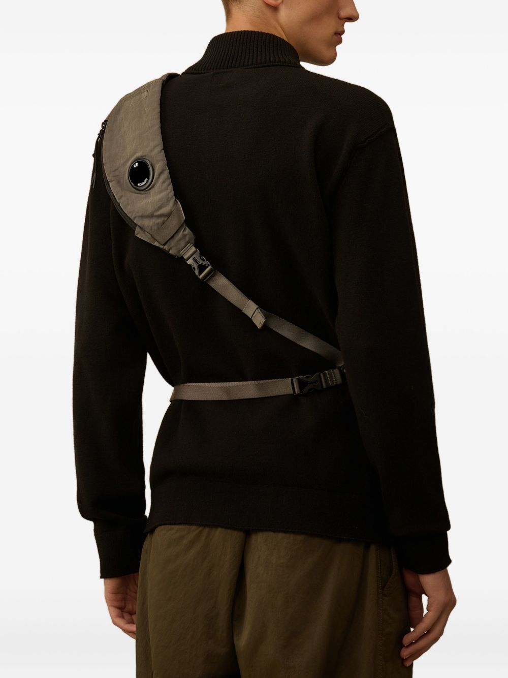 drawstring single-strap backpack - 3