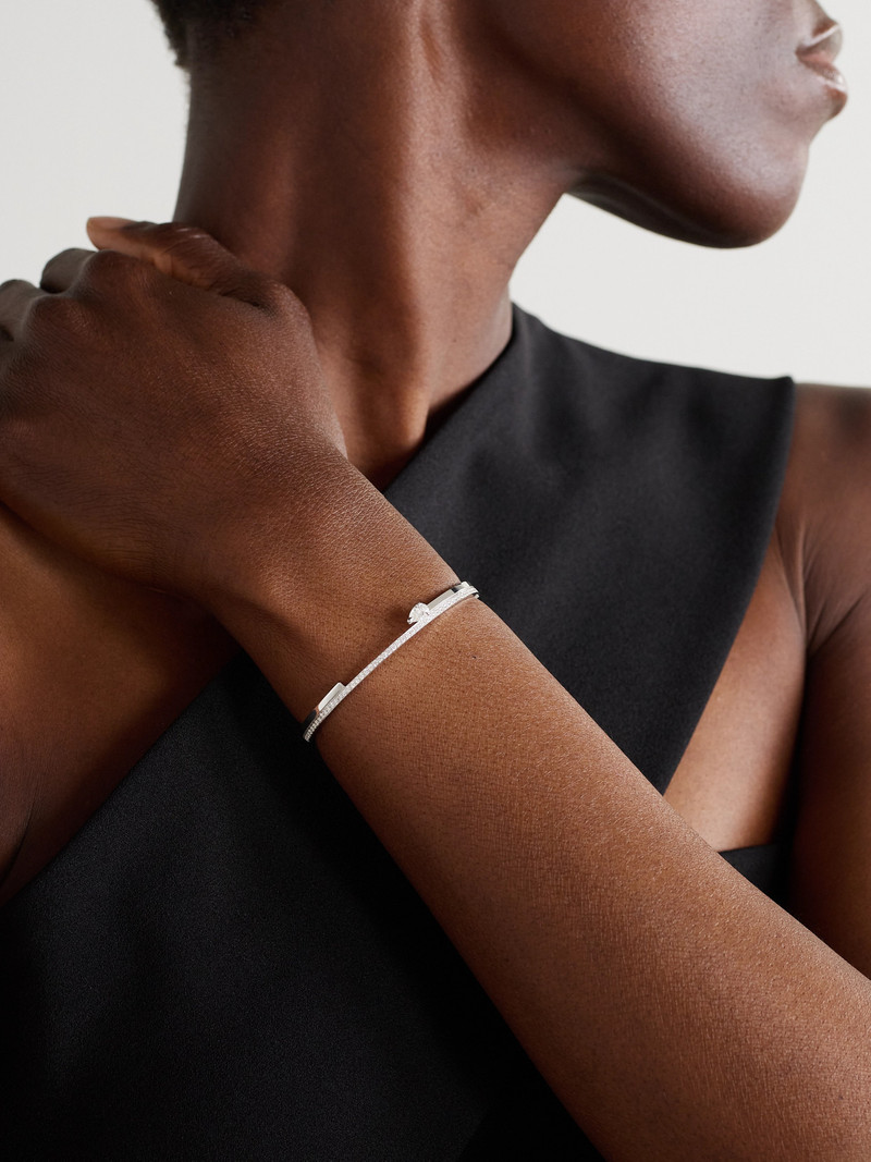 REPOSSI Serti Sur Vide 18-karat White Gold Diamond Bracelet outlook