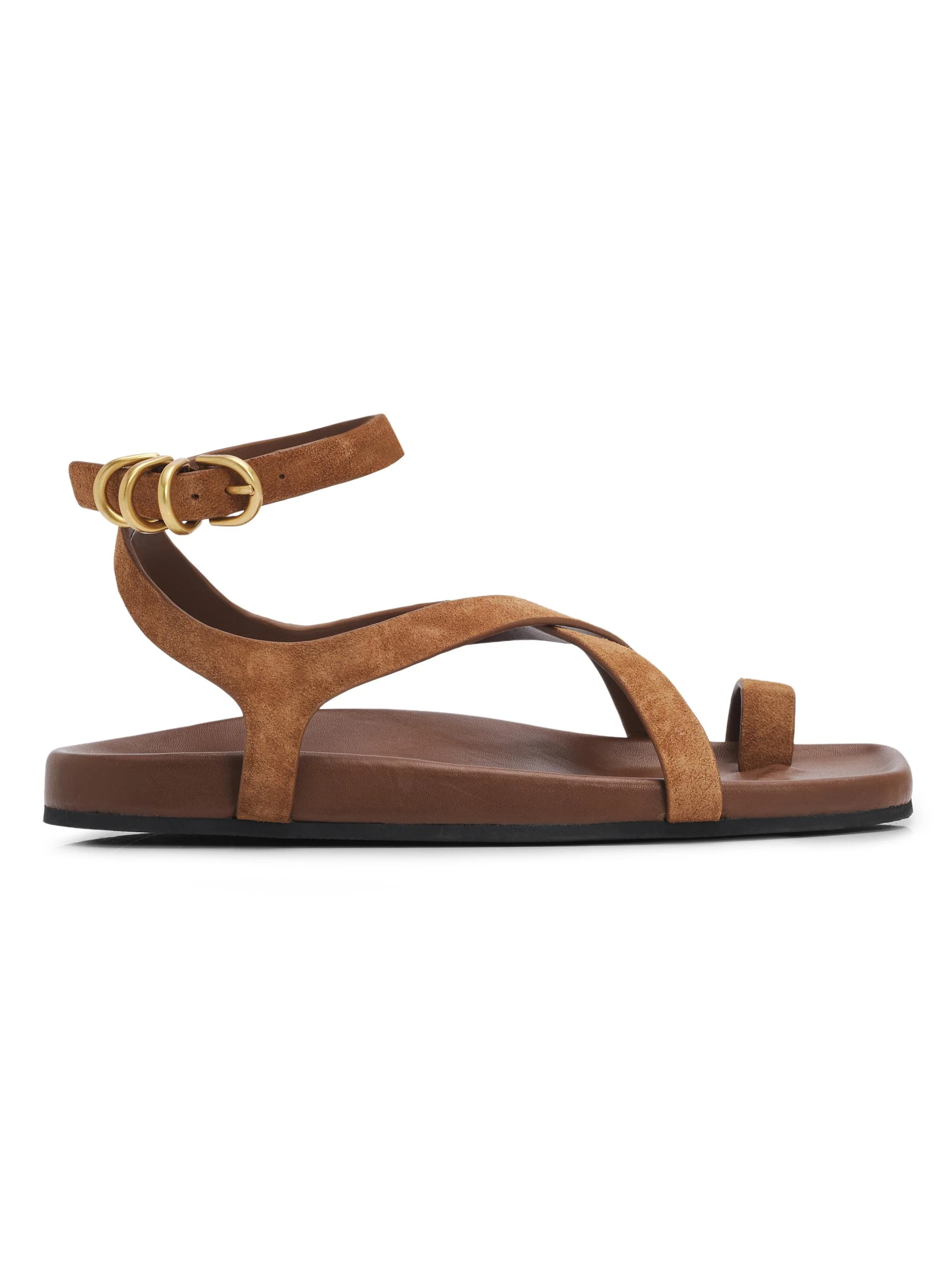 Women's Rue Suede Sandals - Umber Suede - 1
