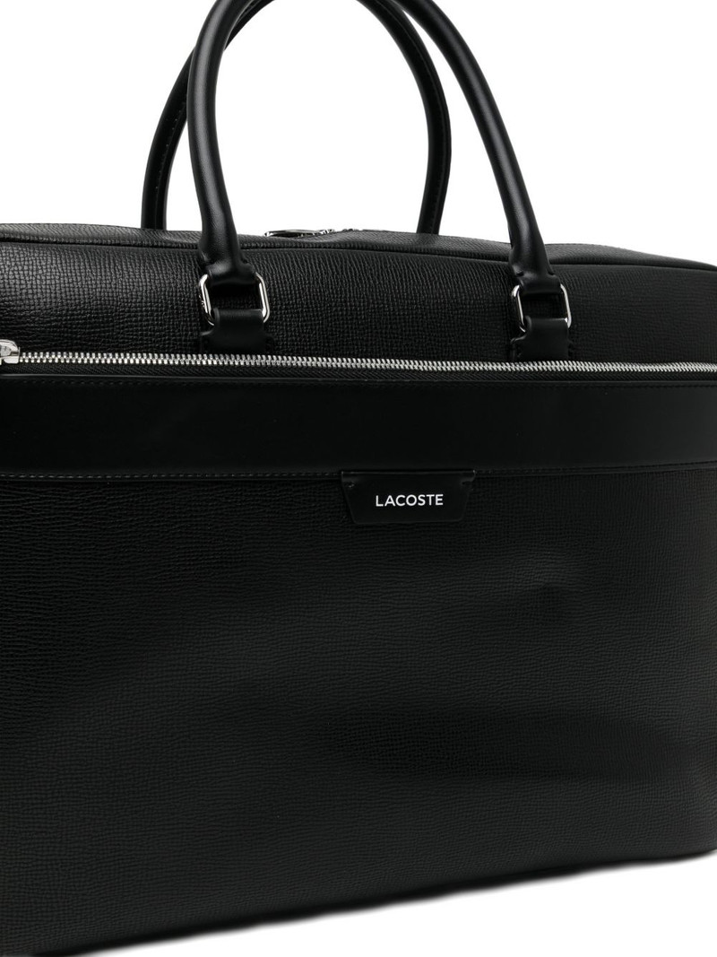 debossed logo top handle laptop bag 3