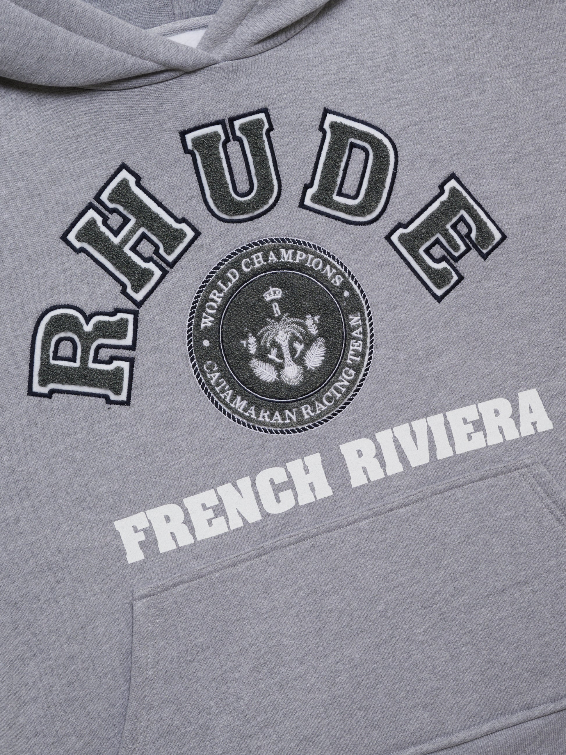 RHUDE FRENCH RIVIERA PATCH HOODIE - 3