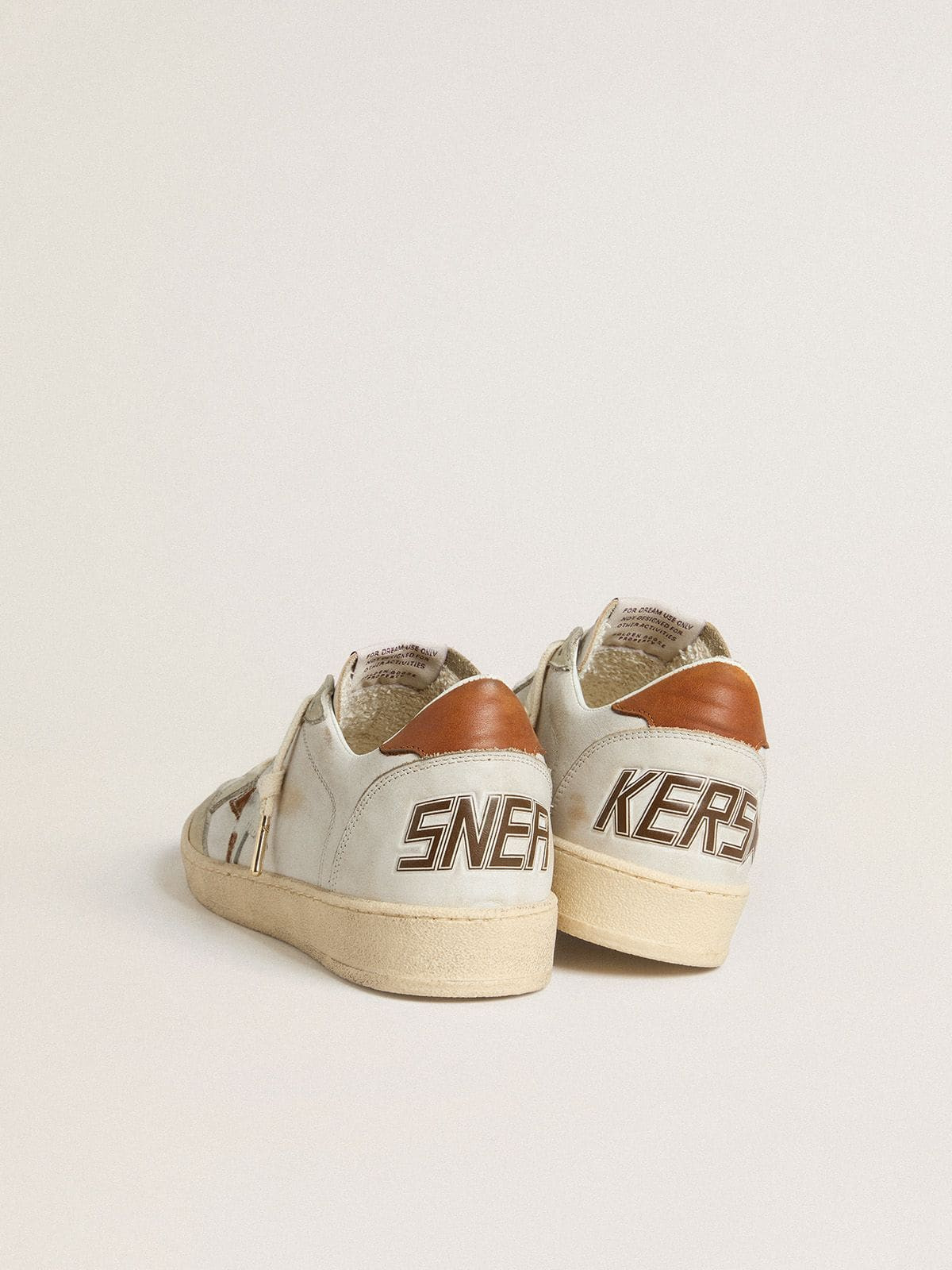 Ball Star with animal-print pony skin star and tobacco leather heel tab - 4