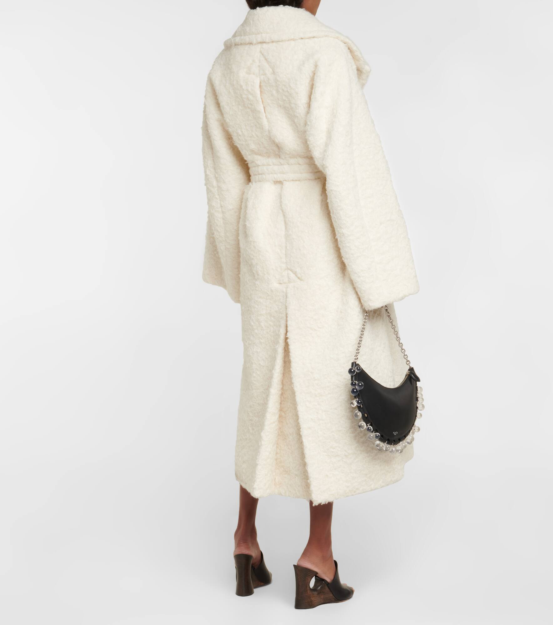 Alpaca wool and cotton coat - 3