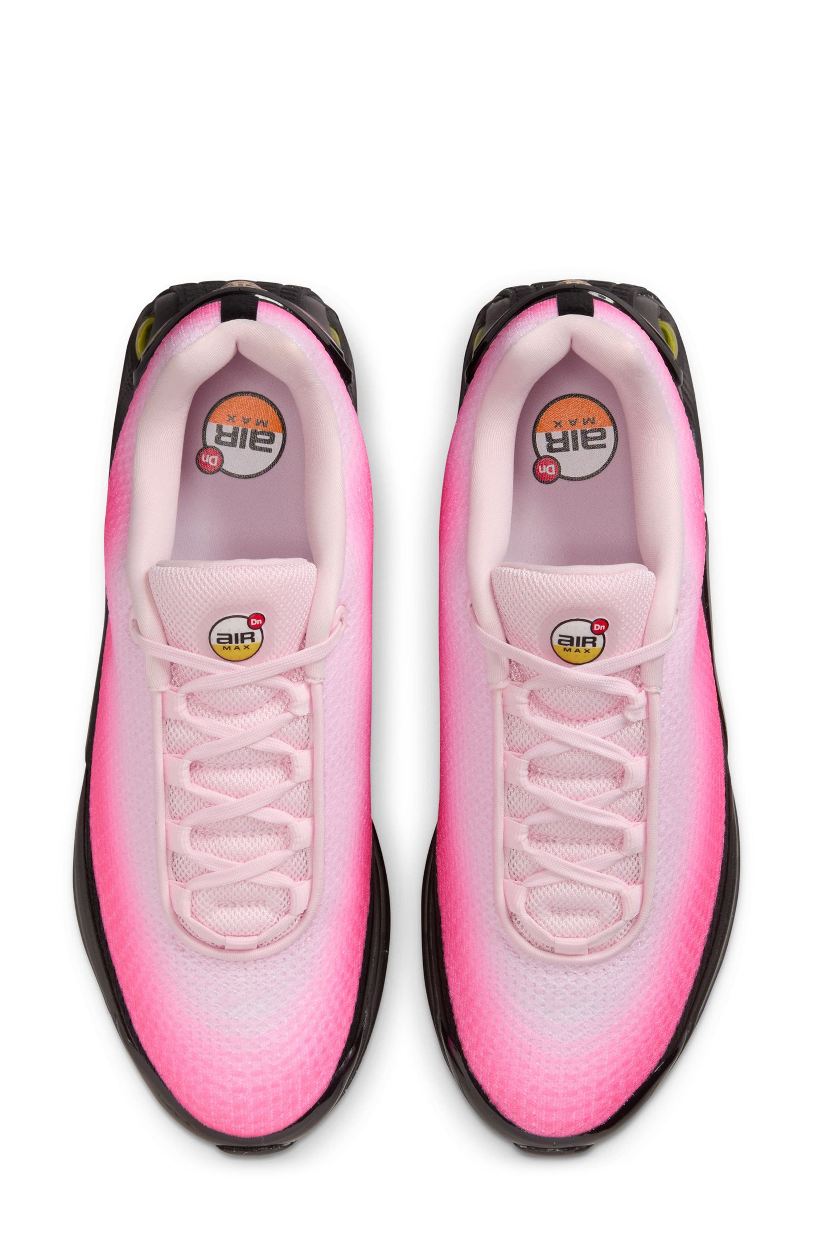 Nike Air Max Dn Premium Sneaker (Women in Pink/Black/Pink/Citron at Nordstrom - 3