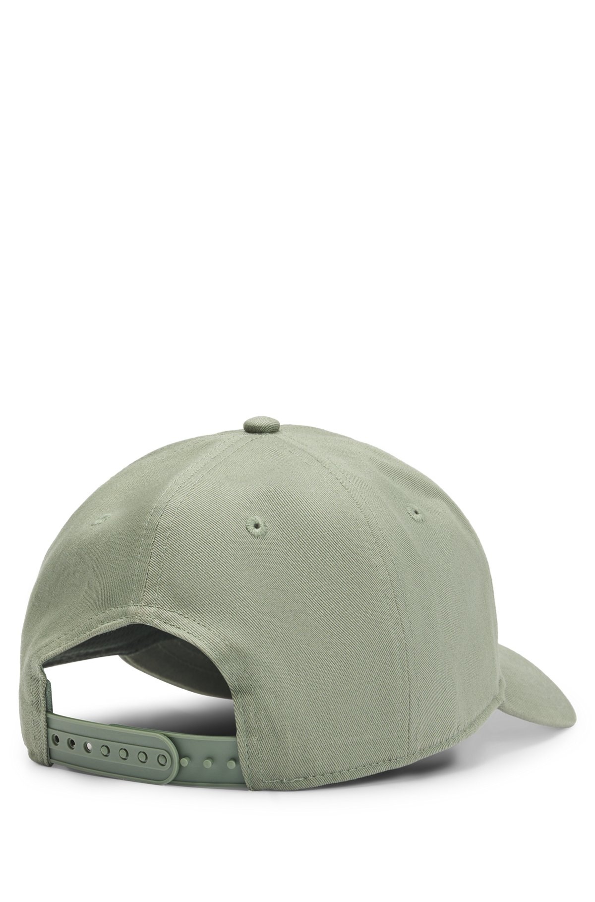 COTTON-TWILL CAP WITH LOGO ON FRONT AND VISOR - 3