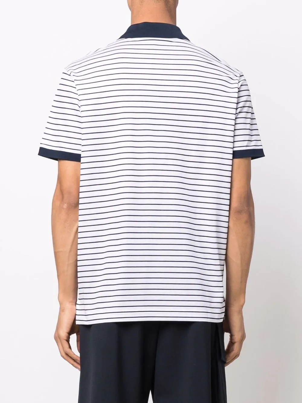 stripe-print polo shirt - 4