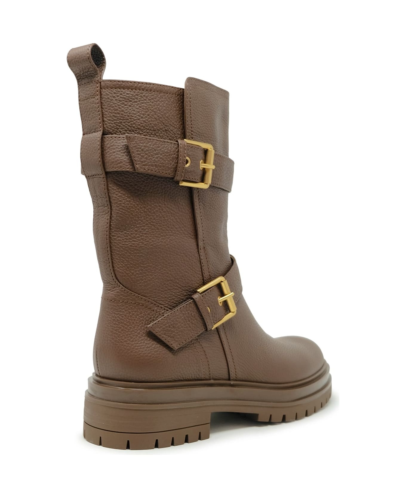 Gianvito Rossi Camel Leather Boots - 3