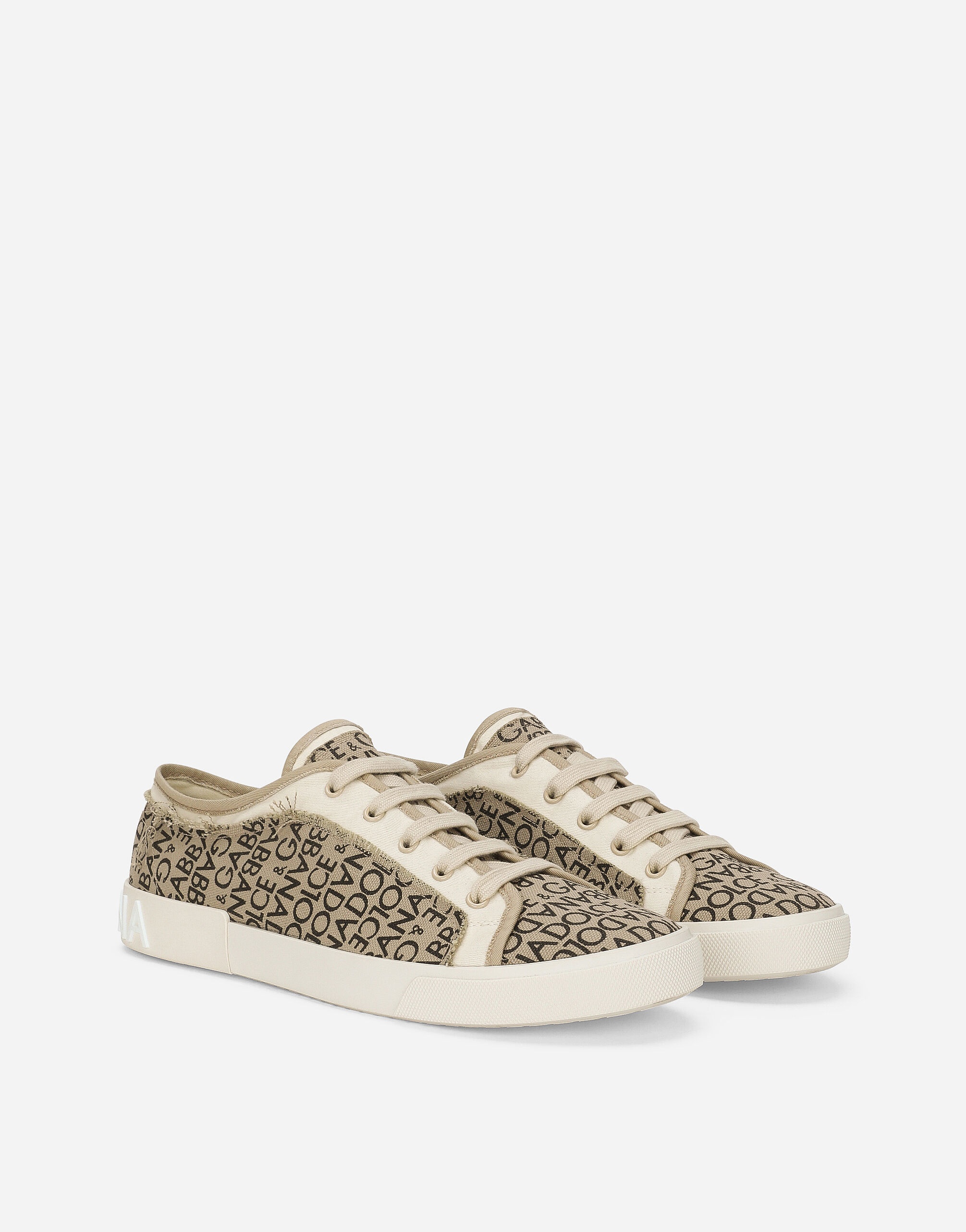 Printed canvas Portofino Vintage sneakers - 2