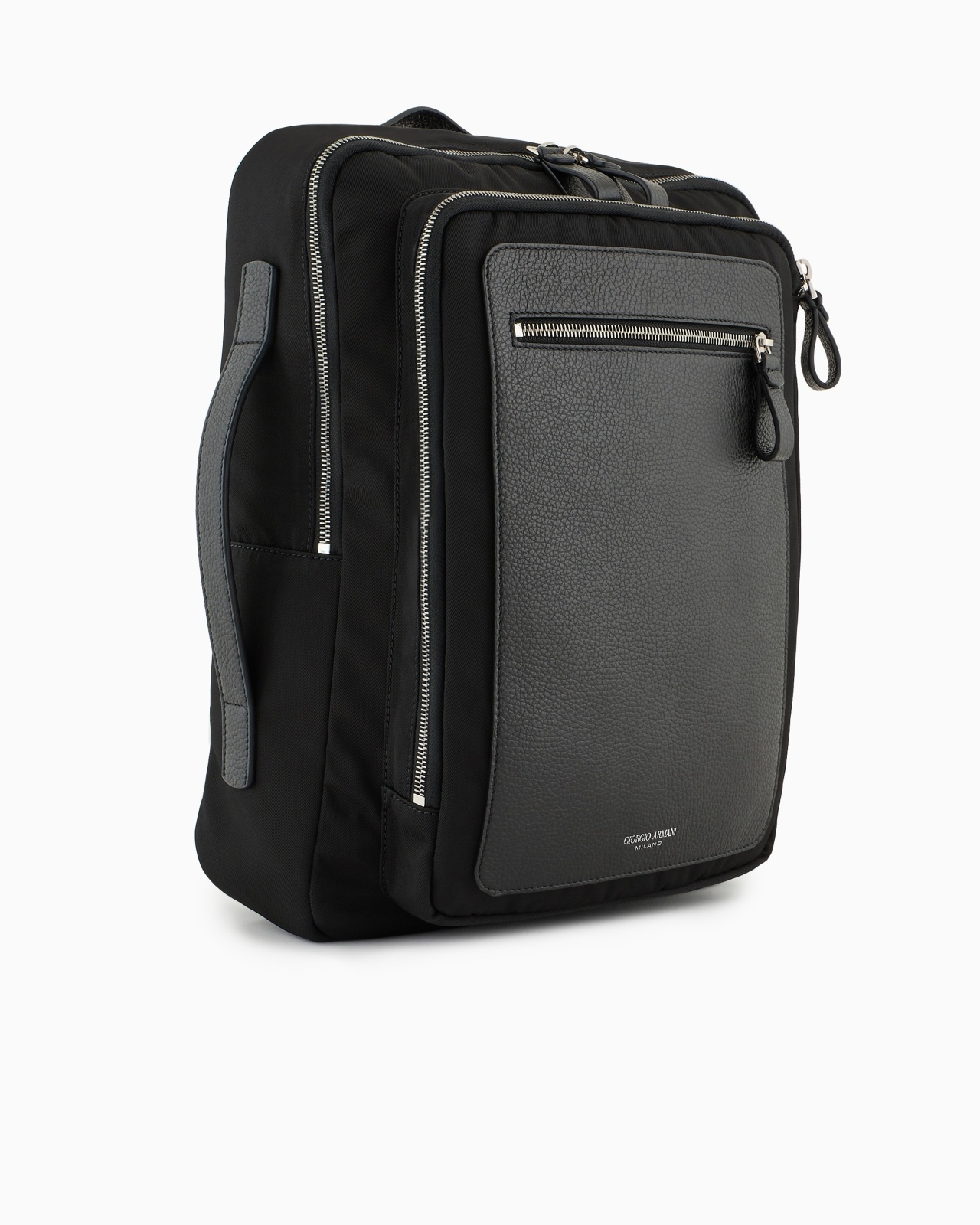 ASV NYLON AND PEBBLED-LEATHER BACKPACK - 2